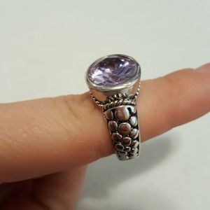 Lia Sophia Silver Ring size 8